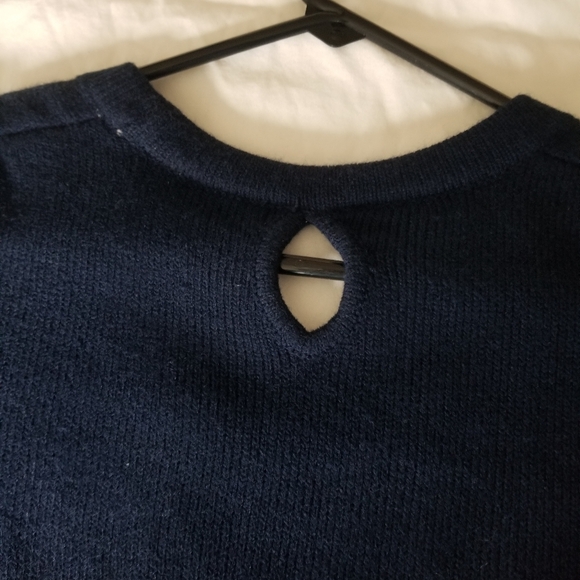 Body Central Dark Blue Sweater Dress Size Medium - Picture 4 of 5